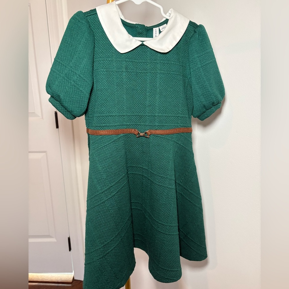 Janie and Jack Equestrian Collared Dress